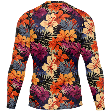 Chokefish™ Long Sleeve Rashguard Floral Men's Shirt-007